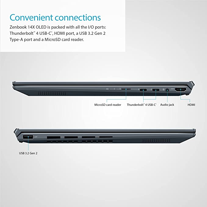 لپ تاپ ایسوس مدل Zenbook 14X OLED (UX5400EG) i7 1T