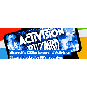 Microsoft’s £55bn takeover of Activision Blizzard blocked by UK’s regulators