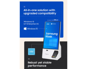 Samsung Introduces New High-Performance Kiosk Built on Windows OS