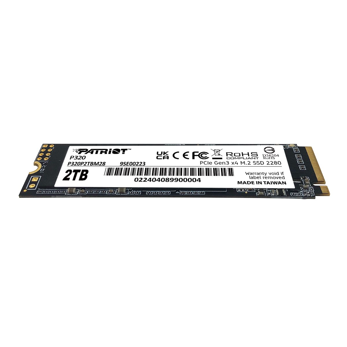 اس اس دی اینترنال پتریوت NVME 2TB P320 M2 GEN3X4 - Image 2