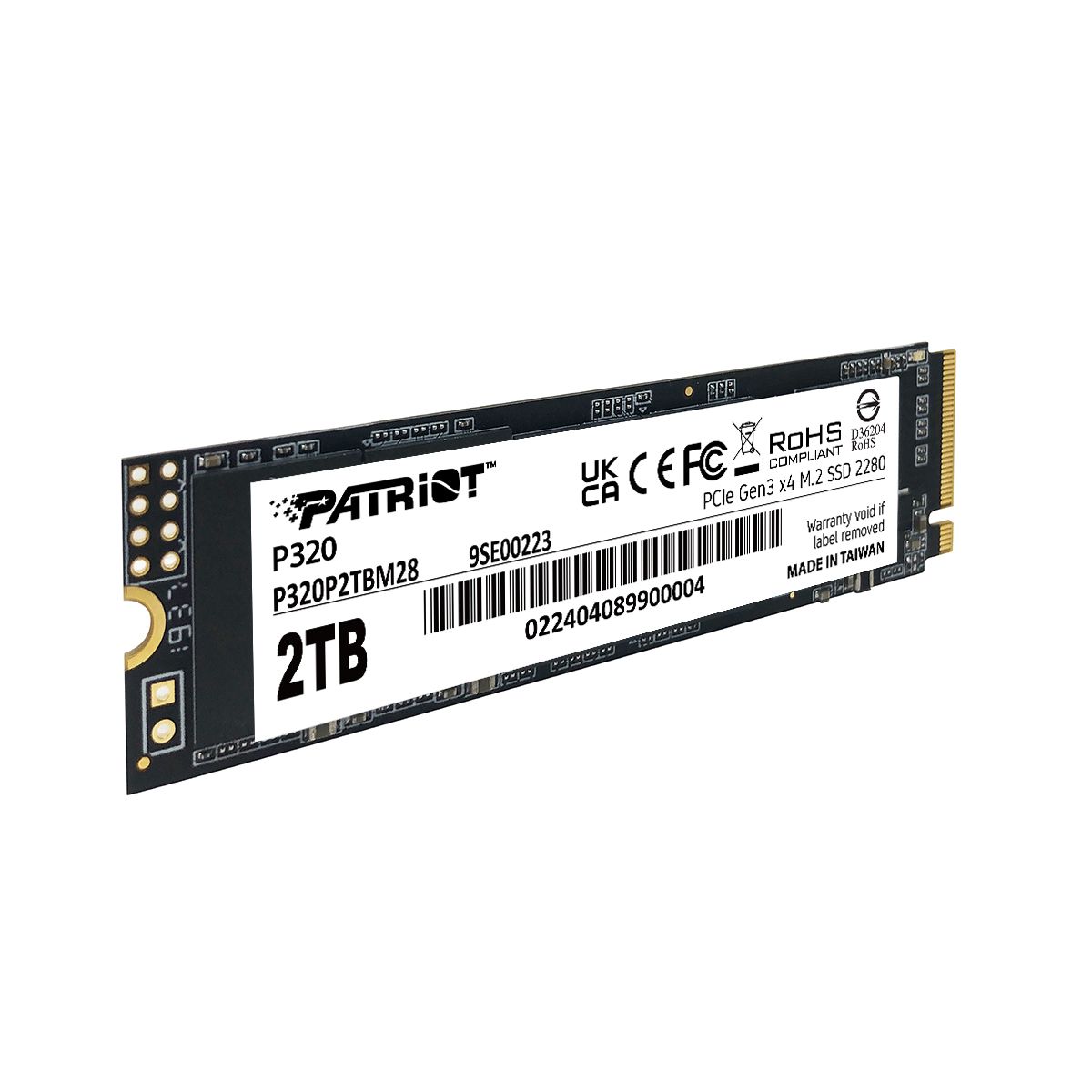 اس اس دی اینترنال پتریوت NVME 2TB P320 M2 GEN3X4 - Image 3