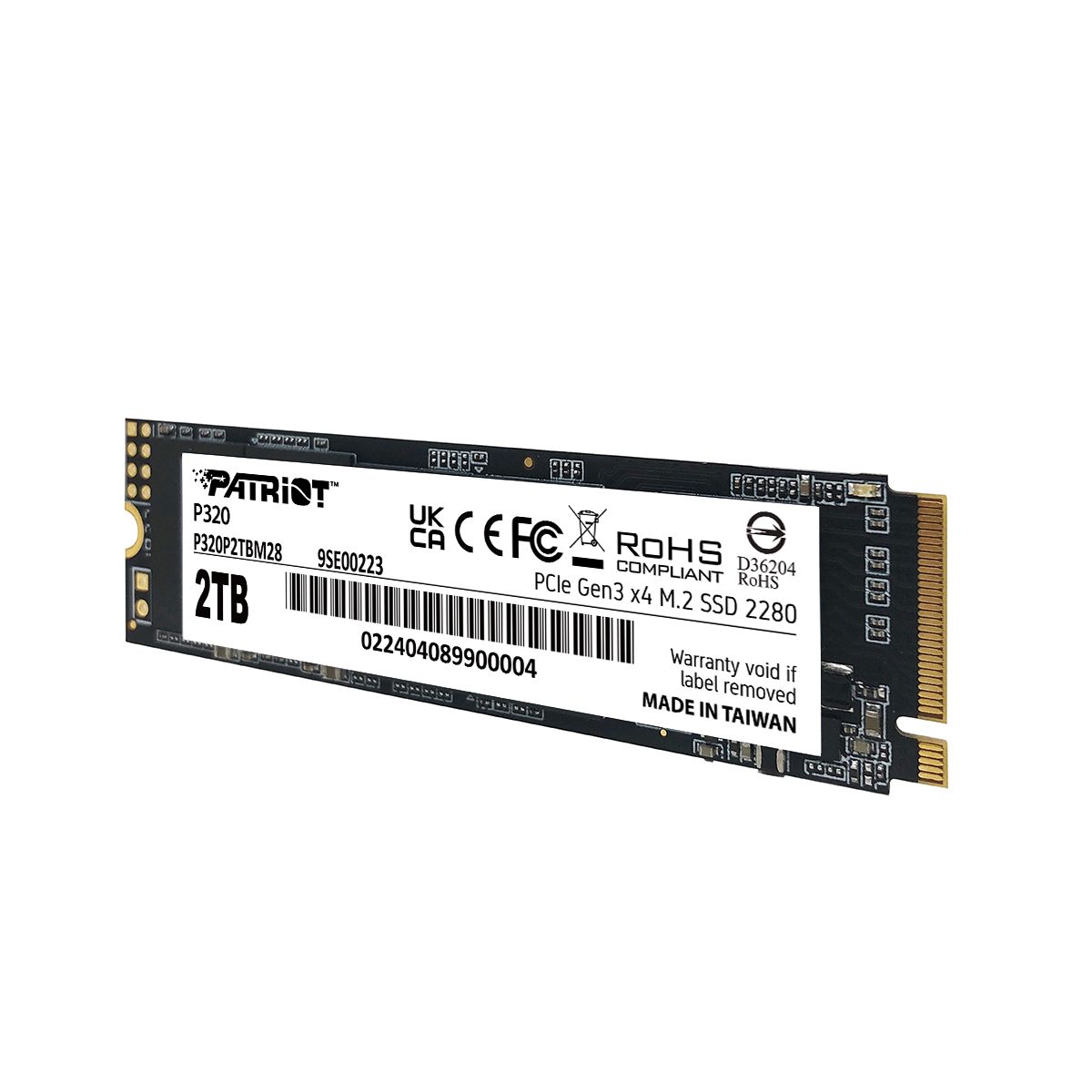 اس اس دی اینترنال پتریوت NVME 2TB P320 M2 GEN3X4 - Image 4