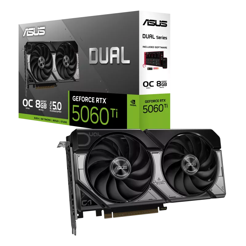 کارت گرافیک ایسوس مدل Dual RTX 5060 TI OC 8GB