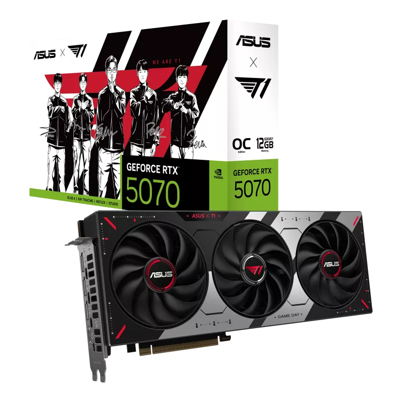کارت گرافیک ایسوس مدل T1 GeForce RTX™ 5070 12GB OC